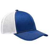 Cobra C112 6 Panel Structured Poly/Cotton Front Mesh Back Hat