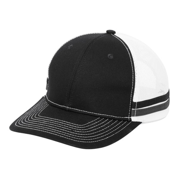 Port Authority C113 Two-Stripe Snapback Trucker Cap