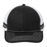 Port Authority C113 Two-Stripe Snapback Trucker Cap