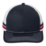 Port Authority C113 Two-Stripe Snapback Trucker Cap