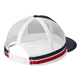 Port Authority C113 Two-Stripe Snapback Trucker Cap