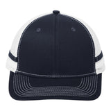 Port Authority C113 Two-Stripe Snapback Trucker Cap