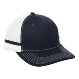 Port Authority C113 Two-Stripe Snapback Trucker Cap
