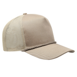 Cobra C256M 5 panel Cotton Twill Front, Mesh Back, Rope cap