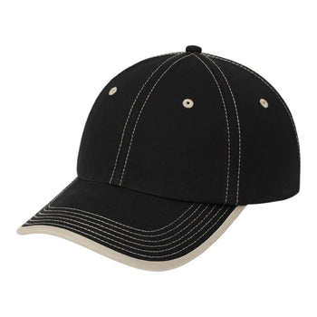 Port Authority C835 Vintage Washed Contrast Stitch Cap