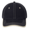 Port Authority C835 Vintage Washed Contrast Stitch Cap