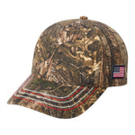 Port & Company C909 Americana Contrast Stitch Camouflage Cap