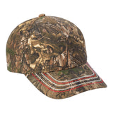 Port & Company C909 Americana Contrast Stitch Camouflage Cap