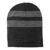 Port & Company C922 Fleece-Lined Striped Beanie Cap