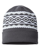 Cap America RKD12 USA-Made Diamond Cuffed Beanie