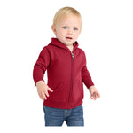 Port & Company CAR78IZH Infant Core Fleece Full-Zip Hooded Sweatshirt