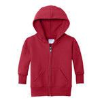 Port & Company CAR78IZH Infant Core Fleece Full-Zip Hooded Sweatshirt