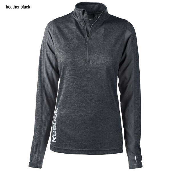 Reebok Ladies Crossover Quarter Zip Pullover 7261