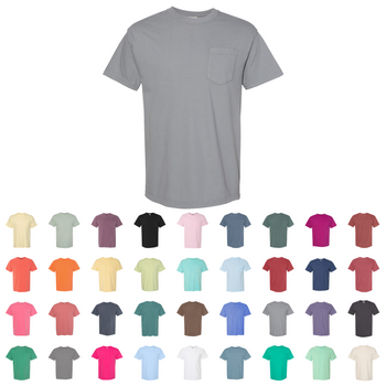 Comfort Colors 6030 Garment-Dyed Heavyweight Pocket T-Shirt