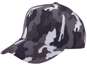 Nissun Cap 5 Panel Camouflage Hat, Camo Cap - CMNB - 