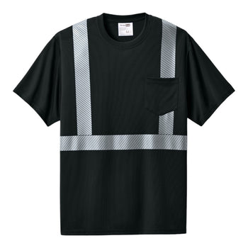 CornerStone Enhanced Visibility Segmented Tape Tee CS206