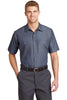 Red Kap CS20 Short Sleeve Striped Industrial Work Shirt
