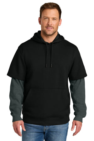 CornerStone CSF632 Tough Fleece Layered Hoodie - 