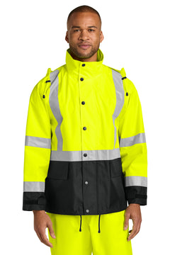 CornerStone CSJ504 ANSI 107 Class 3 Rain Jacket - 