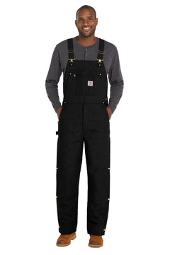 Carhartt CT106672 Firm Duck Insulated Bib Overalls - 