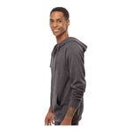 Independent Trading Co PRM33SBZ Unisex Special Blend Raglan Full-Zip Hooded Sweatshirt