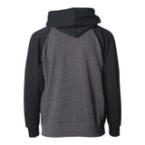 Independent Trading Co PRM15YSBZ Youth Lightweight Special Blend Raglan Zip Hood