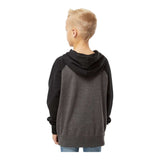 Independent Trading Co PRM15YSB Youth Lightweight Special Blend Raglan Hooded Sweatshirt