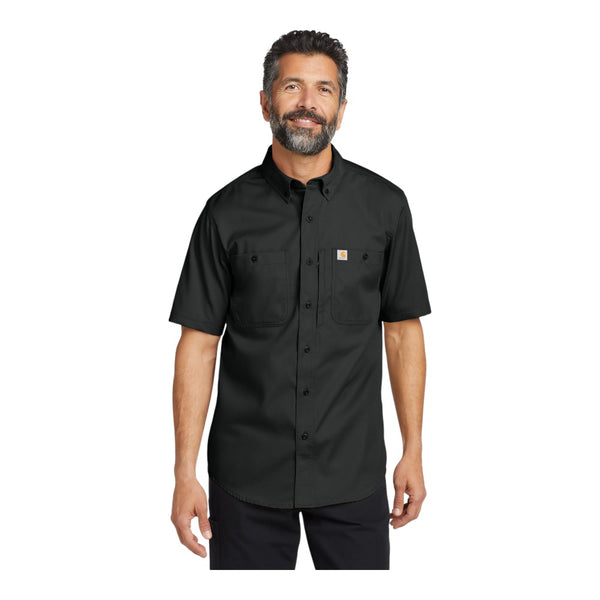 carhartt dress shirts Carhartt CT106688 Rugged Professional Series Short Sleeve Shirt, Black / 2XL