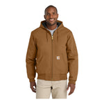Carhartt CTT106677 Tall Quilted-Flannel-Lined Duck Active Jac