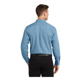 Port Authority W100 Long Sleeve Carefree Poplin Shirt