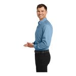 Port Authority W100 Long Sleeve Carefree Poplin Shirt