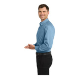 Port Authority W100 Long Sleeve Carefree Poplin Shirt