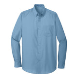 Port Authority W100 Long Sleeve Carefree Poplin Shirt