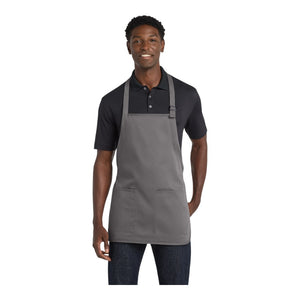 Port Authority A601 Medium-Length Two-Pocket Bib Apron - 