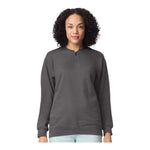 Gildan SF008 Unisex Softstyle Midweight 1/4 Zip Sweatshirt
