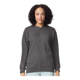 Gildan SF008 Unisex Softstyle Midweight 1/4 Zip Sweatshirt