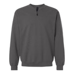 Gildan SF008 Unisex Softstyle Midweight 1/4 Zip Sweatshirt