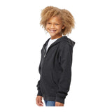 Independent Trading Co SS4001YZ Youth Midweight Full-Zip Hooded Sweatshirt