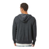 Independent Trading Co PRM90HTZ Unisex Heathered French Terry Full-Zip Hooded Sweatshirt