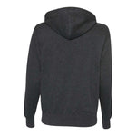Independent Trading Co PRM90HTZ Unisex Heathered French Terry Full-Zip Hooded Sweatshirt