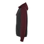 Independent Trading Co IND40RP Unisex Raglan Hooded Sweatshirt