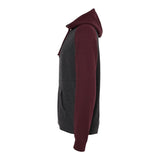 Independent Trading Co IND40RP Unisex Raglan Hooded Sweatshirt
