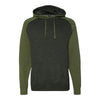 Independent Trading Co IND40RP Unisex Raglan Hooded Sweatshirt