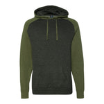 Independent Trading Co IND40RP Unisex Raglan Hooded Sweatshirt