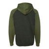 Independent Trading Co IND40RP Unisex Raglan Hooded Sweatshirt