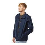 Independent Trading Co EXP99CNB Men's Water-Resistant Windbreaker Coachs Jacket
