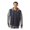 Independent Trading Co IND45UVZ Unisex Heavyweight Varsity Full-Zip Hooded Sweatshirt