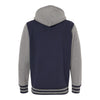 Independent Trading Co IND45UVZ Unisex Heavyweight Varsity Full-Zip Hooded Sweatshirt
