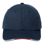 Port Authority C830 Sandwich Bill Cap with Striped Closure