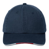 Port Authority C830 Sandwich Bill Cap with Striped Closure
